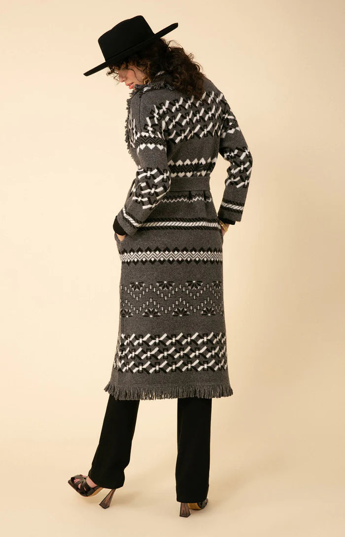HALE BOB Diane Midi Jacquard Sweater