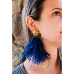 Yajaira Ramirez Jewelry Feather Drum Earrings - PlumpJack Sport