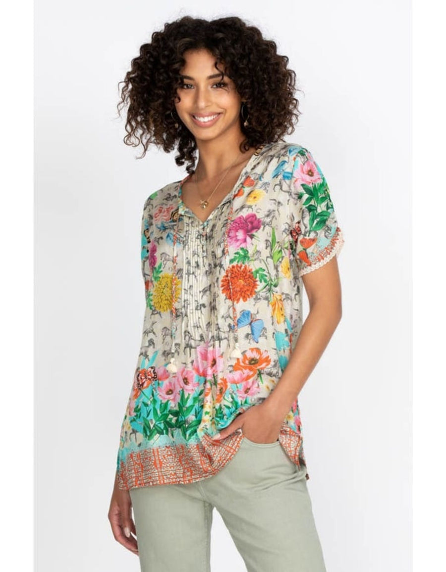 Johnny Was Lace Garden Tunic